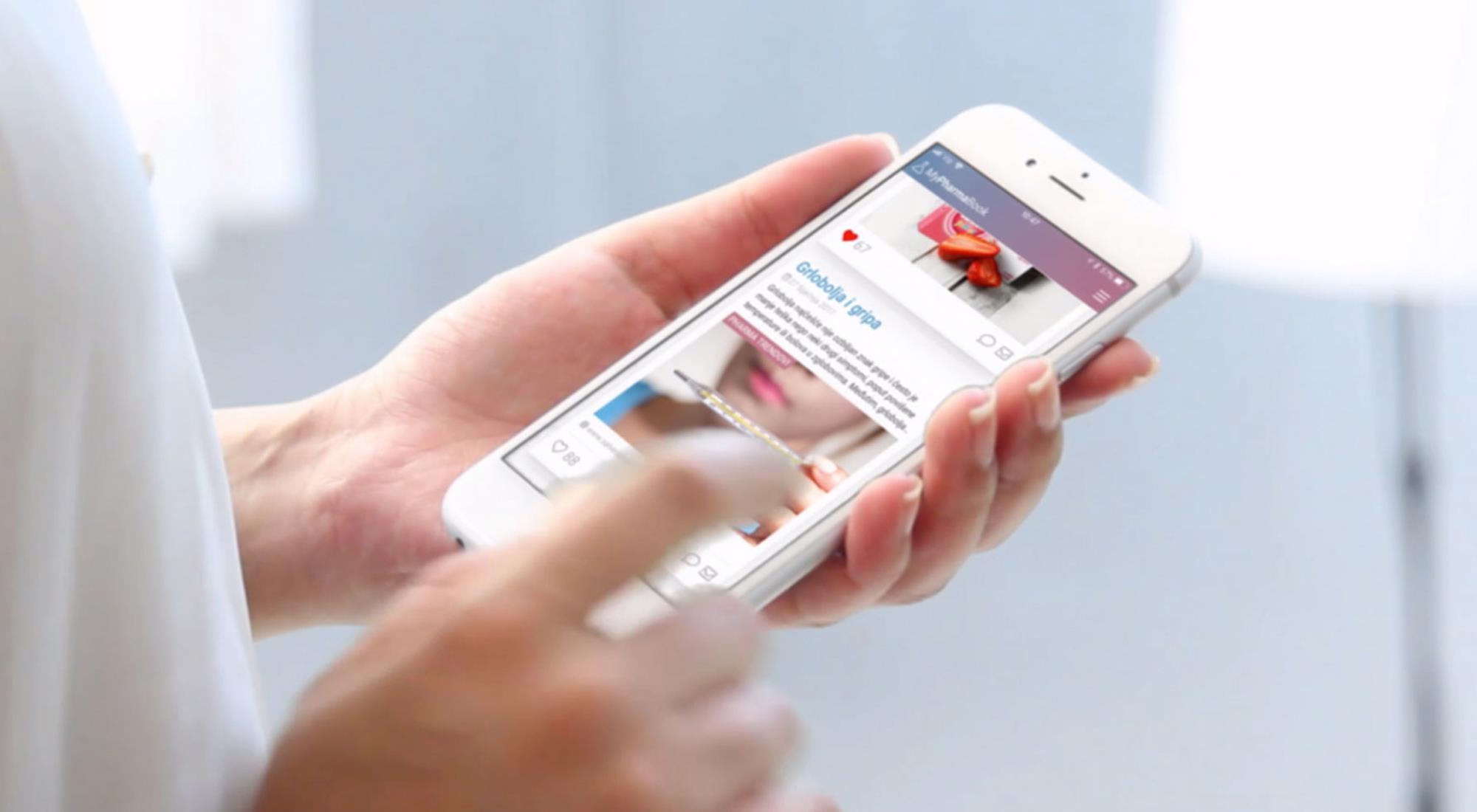 MypharmaSpace dizajn mobilne aplikacije